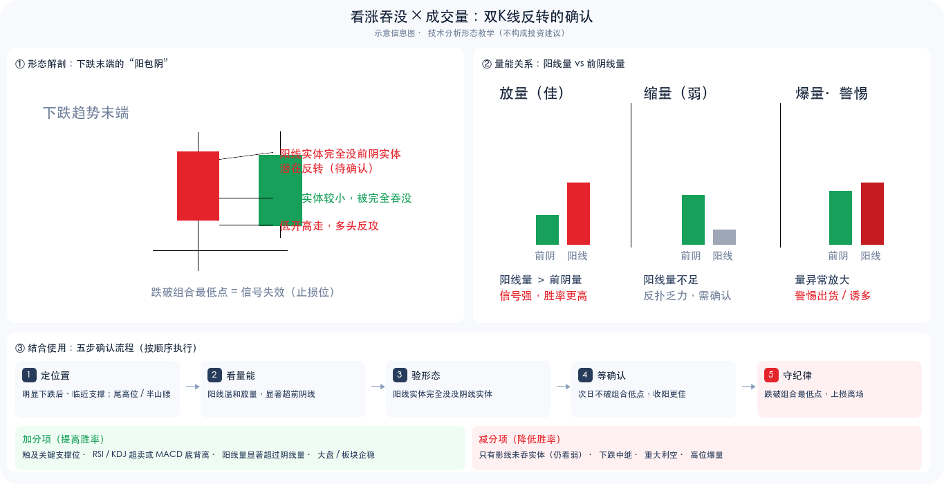 看涨吞没与成交量的关系